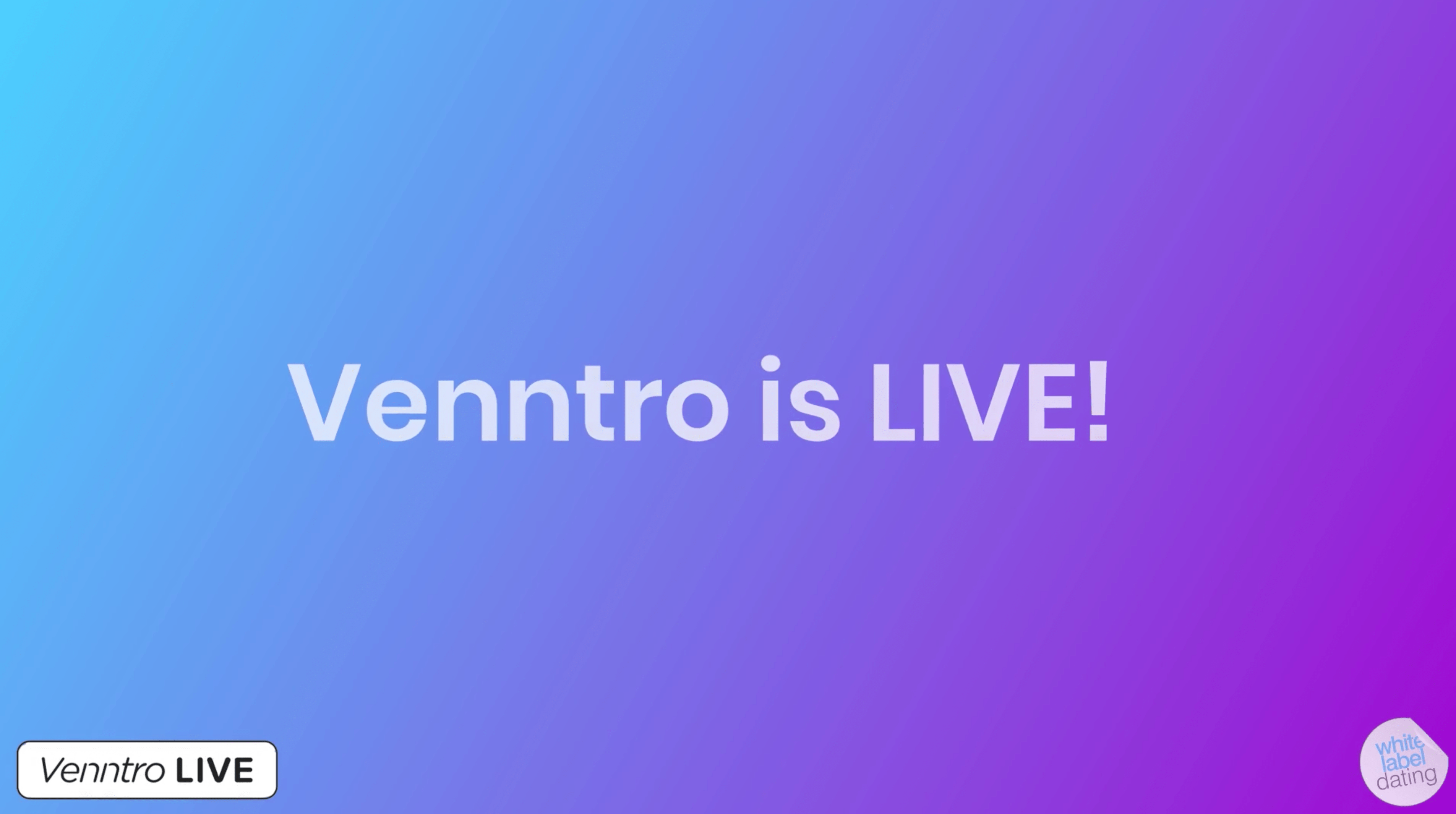 We’re going LIVE!